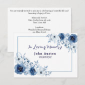 Invitation commémorative (Devant / Derrière)