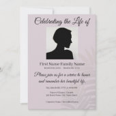 Invitation commémorative de feuille (Devant)