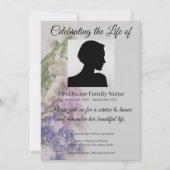Invitation commémorative de fleurs (Devant)