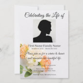 Invitation commémorative de fleurs (Devant)