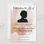 Invitation commémorative d'orchidée (Devant)