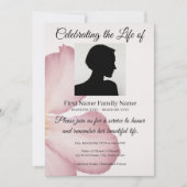 Invitation commémorative d'orchidée (Devant)