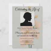 Invitation commémorative d'orchidée (Devant)