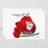 Invitation commémorative du 11 septembre (Devant / Derrière)