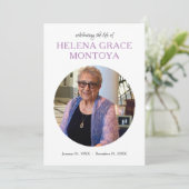 invitation commémorative du centre cercle (Debout devant)