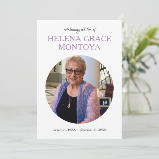 invitation commémorative du centre cercle (Debout devant)