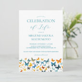 Invitation commémorative papillon (Debout devant)