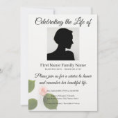 Invitation commémorative pour Rose (Devant)