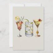 Invitation Commençons cette fête pour adultes 40e anniversair (Dos)