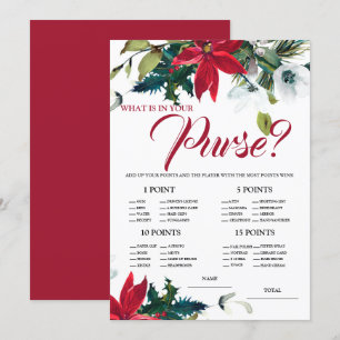 Invitation Comment bien connaître Bride Poinsettia Fête des m