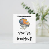 Invitation Comment je marche (camion à ordures) (Debout devant)