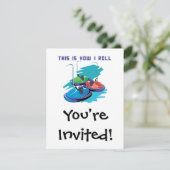 Invitation Comment je marche (voitures pare-chocs) (Debout devant)