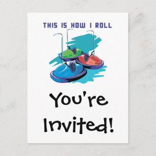 Invitation Comment je roule (autos tamponneuses)
