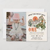 Invitation Comment l'Occident était un cowboy occidental phot (Devant)