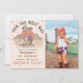 Invitation Comment l'Occident était un cowboy occidental phot (Devant)
