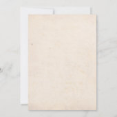 Invitation Comment l'Occident était un Rodéo Occidental 1er a (Dos)