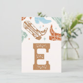 Invitation Comment l'Occident était une carte-bannière haute  (Debout devant)