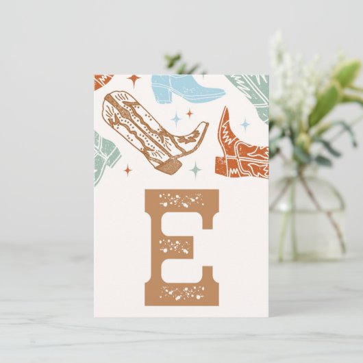 Invitation Comment l'Occident était une carte-bannière haute  (Debout devant)