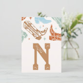 Invitation Comment l'Occident était une carte-bannière haute  (Debout devant)