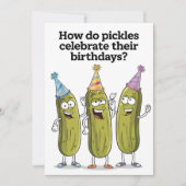 Invitation Comment Pickles Célébrent-Ils Leur Anniversaire Dr (Devant)