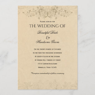 Invitation Comment t'aime-t-on ? Mariage de poème d'amour Vin