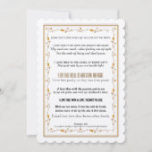 Invitation Comment t'aime-t-on ? Mariage de poésie typographi (Devant)