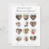 Invitation Comment Vieux Marié Et Fête des mariées De Pièce C (Devant)