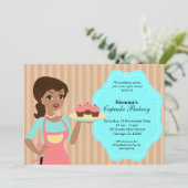 Invitation Commerce de boulangerie à domicile (Debout devant)