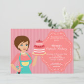 Invitation Commerce de boulangerie à domicile (Debout devant)