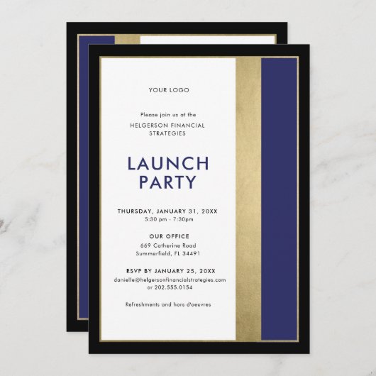 Invitation commerciale (Devant / Derrière)