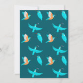 Invitation Common Kingfishers Happy Birthday (Dos)