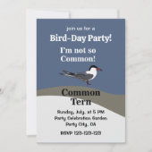 Invitation Common Tern Seabird Funny Birthday Party (Devant)