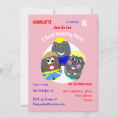 Invitation Communauté de peintures rupestres Hashtag personna (Devant)