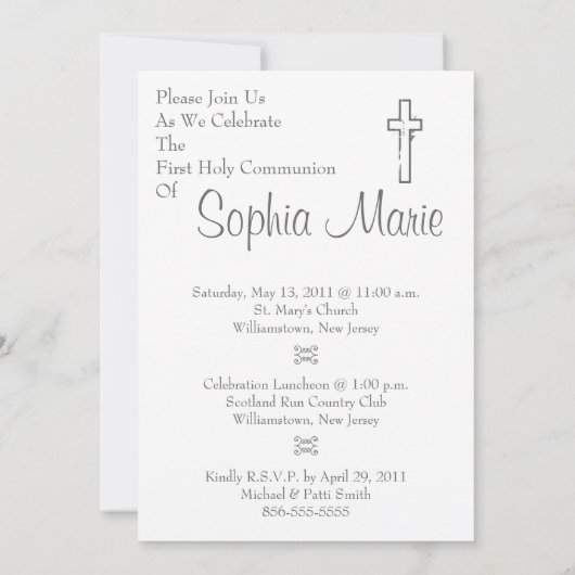 Invitation communion (Dos)