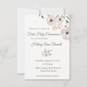 Invitation Communion botanique (Devant)