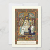 Invitation Communion catholique Jésus garçon ou fille (Devant)