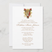 Invitation Communion catholique traditionnelle Marie Jésus I (Dos)