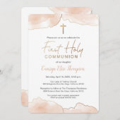 Invitation communion de Camryn (Devant / Derrière)