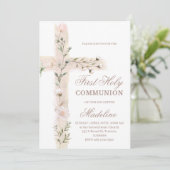 Invitation communion de la première croix sainte florale (Debout devant)