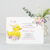 Invitation Communion Fille (Debout devant)