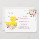 Invitation Communion Fille (Devant)