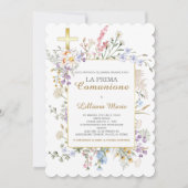 Invitation Communion Fille (Devant)
