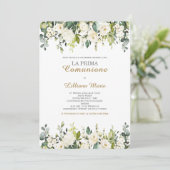 Invitation Communion Fille Invitation (Debout devant)