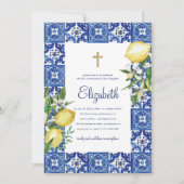 Invitation Communion Pour Son Charbon De Citron Carrelage Méd (Devant)