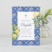 Invitation Communion Pour Son Charbon De Citron Carrelage Méd (Debout devant)