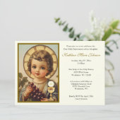 Invitation Communion traditionnelle catholique Jésus (Debout devant)