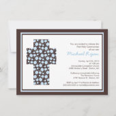 Invitation CommunionInvitation des Garçons de Croix Bleue Bro (Devant)