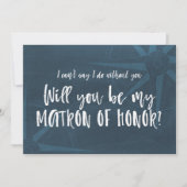 Invitation Compass Nautical Veux-tu être ma témoin de mariage (Devant)