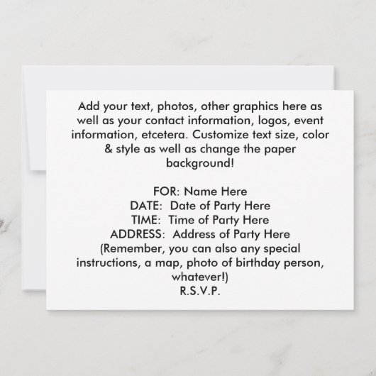 Invitation - COMPÉTENCES EN ART POP (Dos)