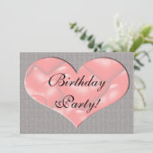 Invitation complète à la fête d'anniversaire du co (Debout devant)